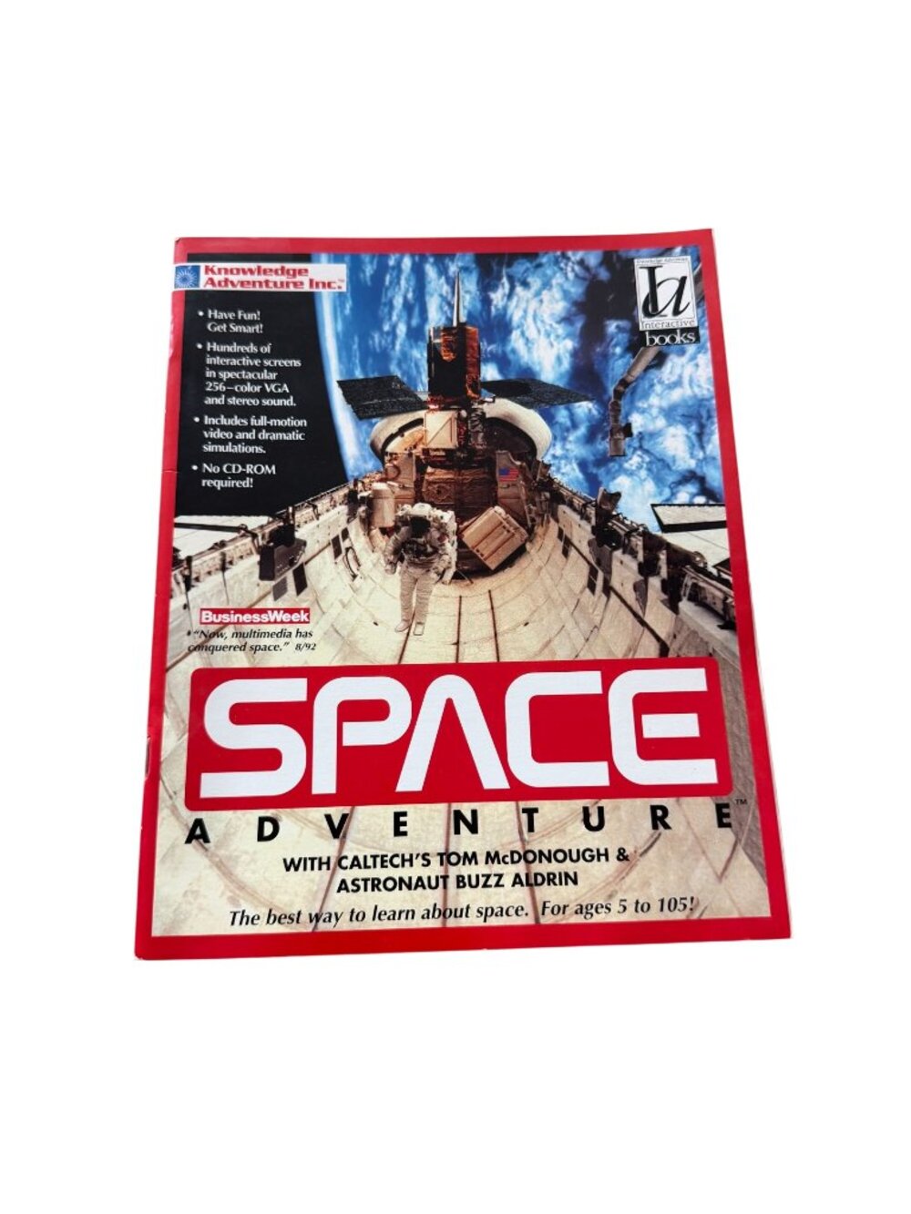 Space Adventure Users Guidebook Educational Software Knowledge Adventure 1992
